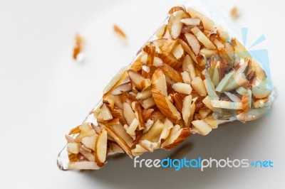 Almond Cake Stock Photo