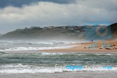 Alnmouth Estuary Stock Photo