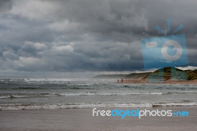 Alnmouth, Northumberland/uk - August 17 : Scenic View Of The Riv… Stock Photo