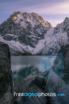 Alpine Lakes Stock Photo