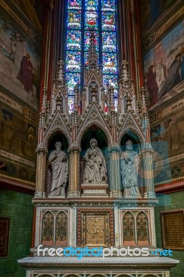 Altar Of St Anne Chapel In St Vitus Cathedral In Prague Stock Photo