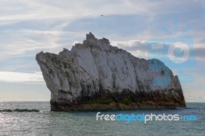 Alum Bay, Isle Of Wight/uk - October 30 : View Of The Ship In Al… Stock Photo