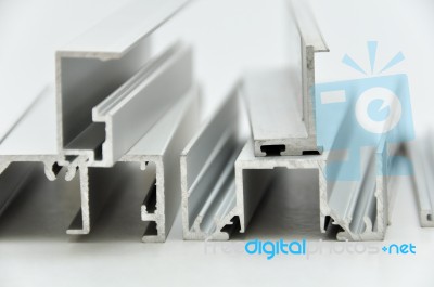 Aluminium Profile Stock Photo