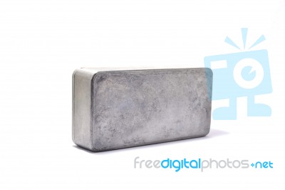 Aluminum Box Stock Photo