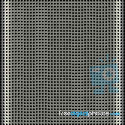 Aluminum Speaker Grill Texture Stock Image