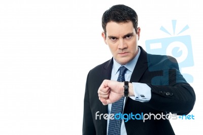 Always You Are Late To The Office Stock Photo