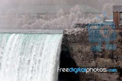 Amazing Picture With The Niagara Falls Stock Photo