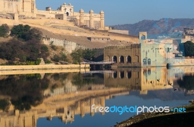 Amber Fort In Jaipur Stock Photo