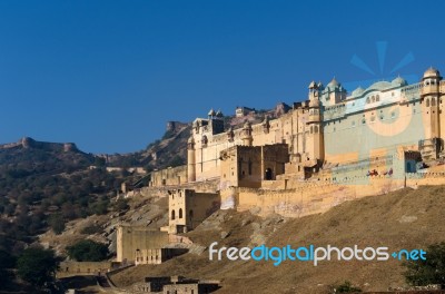 Amber Fort In Jaipur Stock Photo