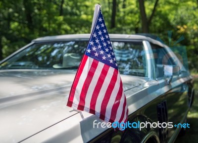 American Flag Stock Photo