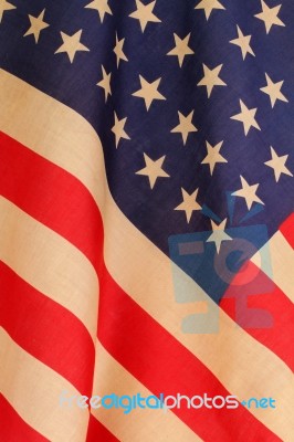 American Flag Stock Photo