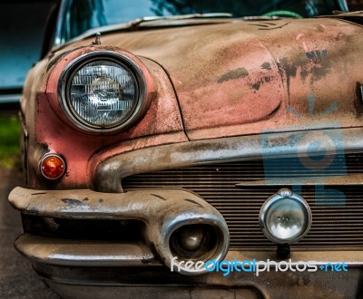 American Vintage Car Stock Photo