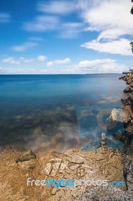 Amity Point Beach On Stradbroke Island, Queensland Stock Photo