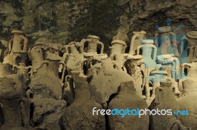 Amphorae Stock Photo