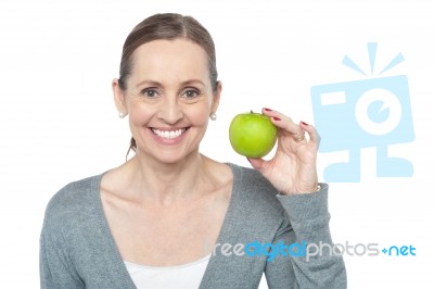 An Apple A Day Keeps The Doctor Away Stock Photo