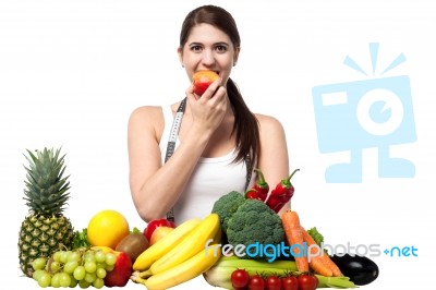 An Apple A Day Keeps The Doctor Away Stock Photo