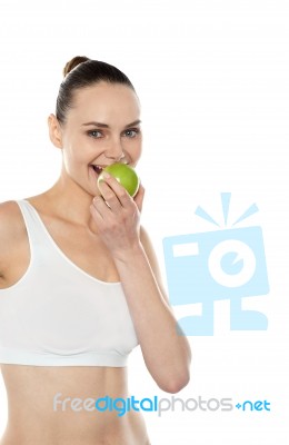 An Apple A Day Keeps The Doctor Away Stock Photo