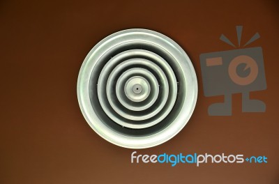 An Industrial Ventilation Fan Stock Photo