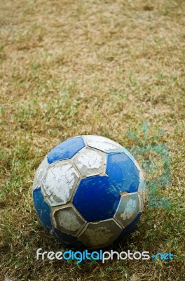 An Old Ball Stock Photo