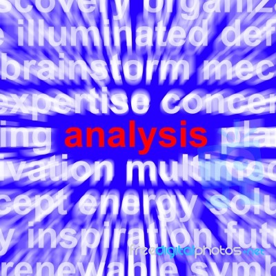 Analysis Word Stock Image
