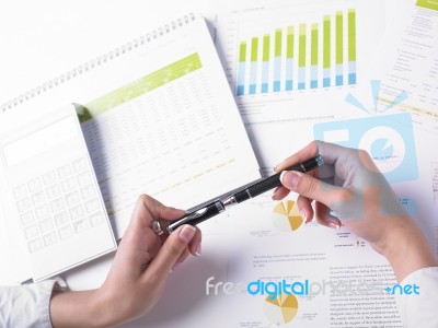 Analyzing Data Stock Photo