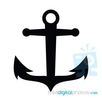 Anchor Icon Stock Image