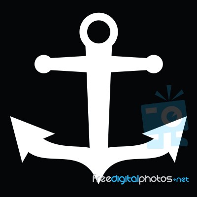 Anchor Icon Stock Image