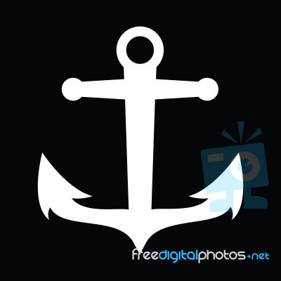 Anchor Icon Stock Image