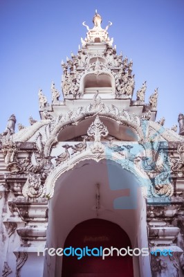 Ancient Arched Entrance Stock Photo