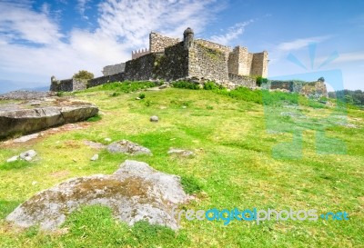 Ancient Castle Stock Photo