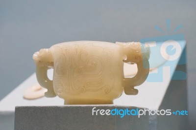 Ancient Chinese Imperial Artifacts And Artworks Stock Photo