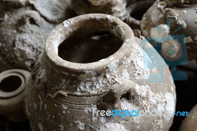 Ancient Jar Stock Photo