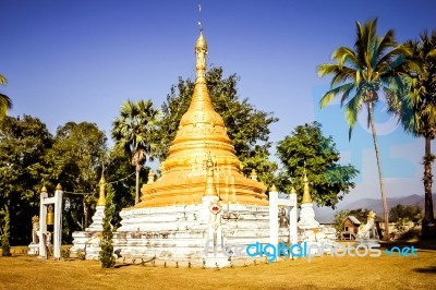 Ancient Pagoda Statue Stock Photo