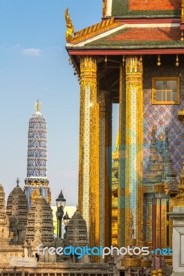 Ancient Pagoda Statue Stock Photo