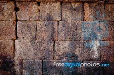 Ancient Stone Surface Stock Photo