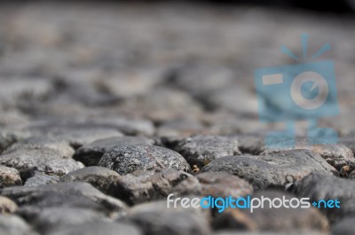 Ancient Stone Walkway Stock Photo