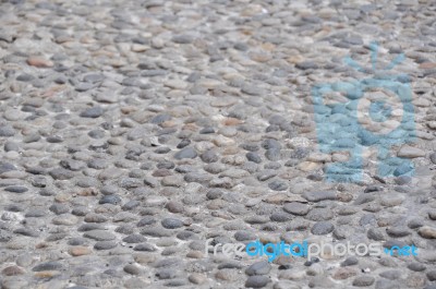 Ancient Stone Walkway Stock Photo