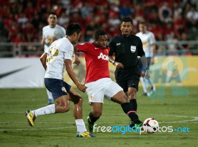 Anderson Of Man Utd Stock Photo