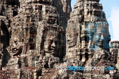 Angkor Thom Stock Photo