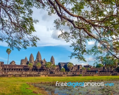 Angkor Wat Cambodia Stock Photo