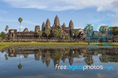 Angkor Wat Cambodia Stock Photo