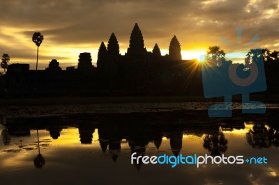 Angkor Wat Cambodia Stock Photo