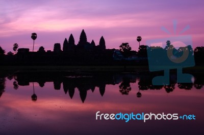 Angkor Wat In Siem Reap. Cambodia Stock Photo