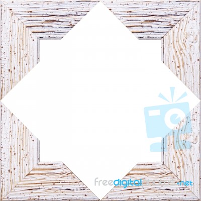 Angled Picture Frame Stock Photo