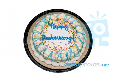 Anniversary Cake Stock Photo