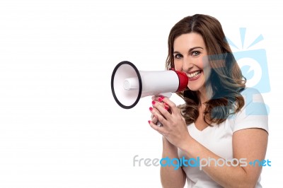 Announcement For Everyone ! Stock Photo