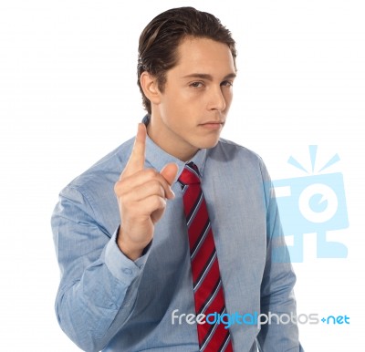 Annoyed Businessman Stock Photo