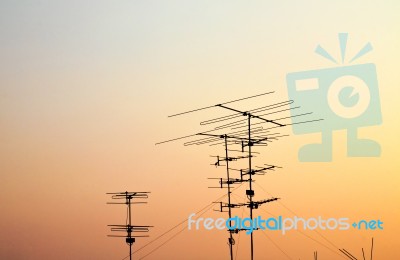 Antennas Stock Photo