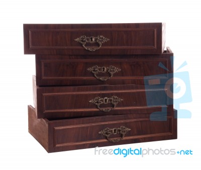 Antique Drawers Stock Photo