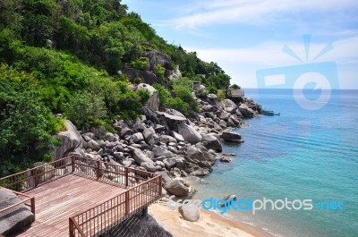 Ao Moung Bay Koh Tao Stock Photo